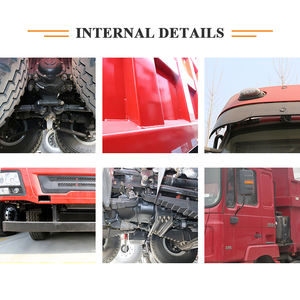 Shacman F3000 8x4 baru Euro 2 Diesel Dump Truck 11-20t Payload WP13 kerangka mesin kemudi kiri tugas berat pertambangan Tipper kamera - Product Image 5