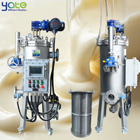 Filtre à grattoir interne automatique autonettoyant en acier inoxydable CE industriel 304 316L pour liquides visqueux, filtration du lait concentré