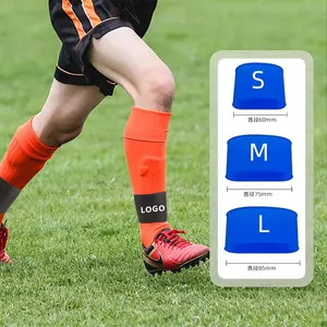 3 Maten Voetbal Scheenbeschermers Riem Siliconen Anti Slip Grip Tapes Scheenbeschermriemen Voor Mannen Vrouwen Volwassenen Kinderen