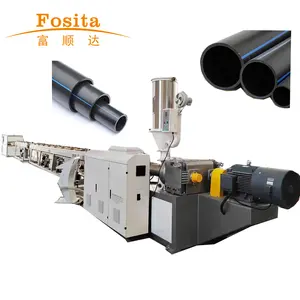 Tuyau de HDPE PE PP de 800mm de vis simple de Fosita faisant la machine de tuyau d'extrudeuse en plastique d'extrusion