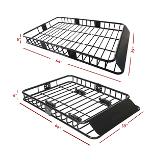 Panier de toit pour voiture, <span class=keywords><strong>porte</strong></span>-bagages de toit pour SUV, sac de rangement pour toit pour le stockage et l'organisation - Product Image 1