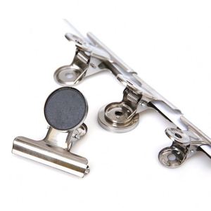 Clips aimantés pour réfrigérateur en acier inoxydable pour cuisine, aimants de réfrigérateur à prix abordable, pince magnétique - Product Image 2
