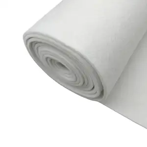 White Lightweight Needle Felt Recycled Absorbent Nonwoven Cotton Pad Needle Punched Non Woven Fabric Viscose Polyester Cotton