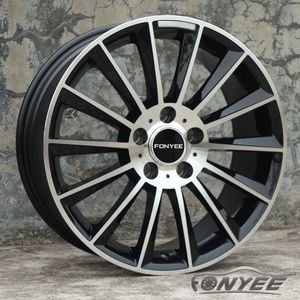 Cerchi in Lega di Alluminio Modificati per Auto da 17, 18, 19 Pollici, Finitura Nera, Design a Quattordici Colonne per Mercedes Classe E - Product Image 4