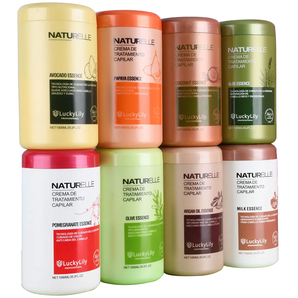 OEM ODM Natürlicher Kräuter extrakt Avocado Creme Private Label Keratin Behandlung Haarmaske