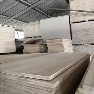 Panneau de bois massif, usine de bonne qualité, bois de paulownia m3