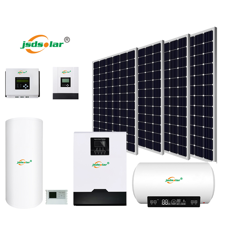 Jinsdon 2000 Вт Солнечный водонагреватель домашний 50л 60л 80л Солнечный промышленный водонагреватель 220В Солнечный гейзер комплект водонагреватель с баком