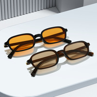 Kacamata Cool-Fang Eyewear Model Terbaru, Kacamata Hitam Bingkai Kecil Gaya Eropa Amerika, Lensa Berwarna Personalisasi, Unisex