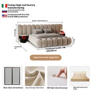 Stile moderno doppio ampio stile pianoforte King Size Up-letto nella fondina per camera da letto o matrimonio moderno <span class=keywords><strong>Design</strong></span> contemporaneo - Product Image 5