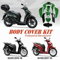 Carénage de Moto et Pièces de Carrosserie en Plastique de Fabrication Usine pour Honda SH 125 SH 150, Modèles 2017-2019
