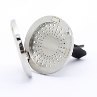 Diffuseur de parfum pour voiture en acier inoxydable plaqué or 18 carats personnalisé avec échantillon gratuit, aromathérapie aux huiles essentielles pour hommes