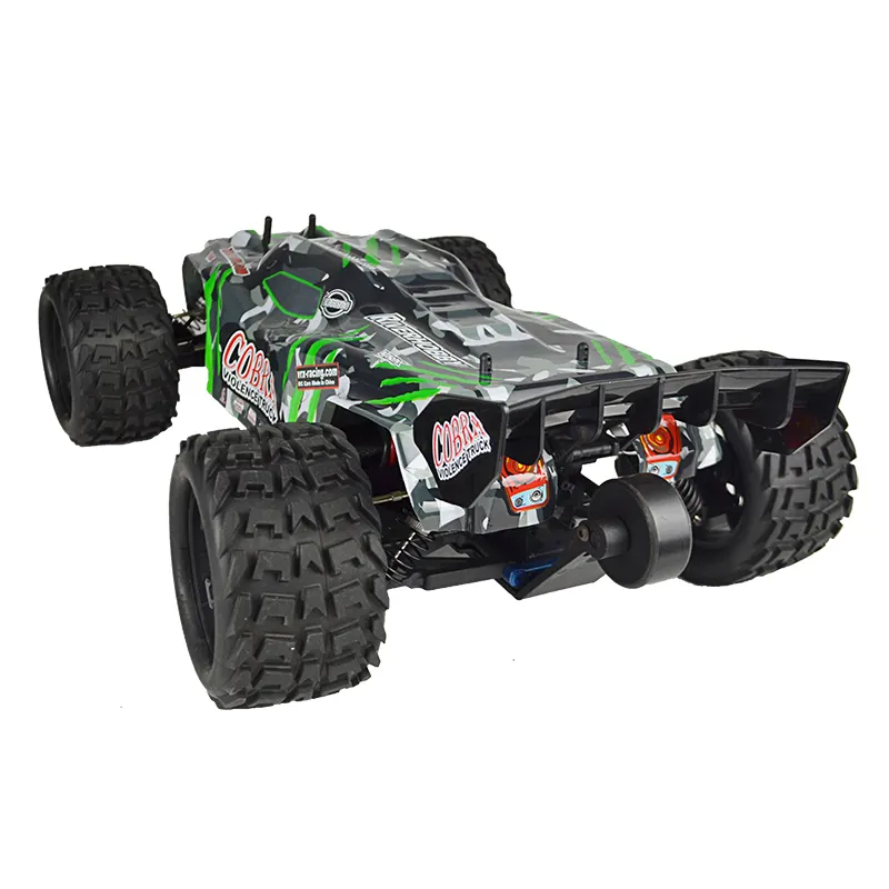 Wholesale Green Shell 1 8 Scale RC Truggy With High Speed And Easy to Jump Wheelie Brushless 2.4G Remote Control RC Car Toys