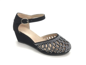 Chaussures de princesse à strass pour enfant, petites semelles compensées, sandales d'été, nouvelle collection, meilleure vente - Product Image 2