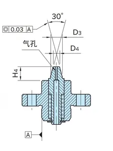 Gxh Veer Type Lokalisatie Taper Pin