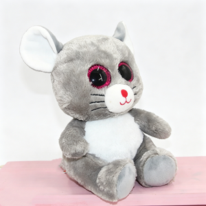 Peluche de ratón personalizado, ratón de peluche gris, ratón de peluche, ratón de juguete de peluche, lindo ratón de peluche, juguete de peluche de ratón - Product Image 4