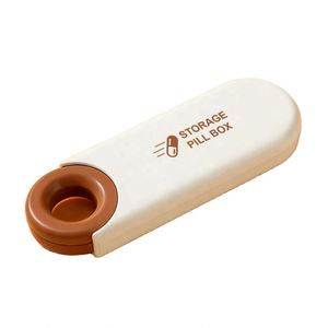 Nouvelle Trousse de Voyage à Capsules Anti-Enfant, Capacité 7 Jours, Boîte Mini en Plastique Multicolore à Couvercle Rabattable, Vente Chaude - Product Image 4