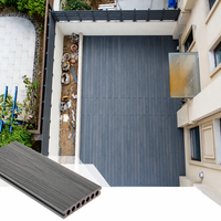 Nouveau Revêtement de Terrasse Extérieur Professionnel en WPC (Bois-Plastique Composite) Extrudé pour Piscine, Aspect Teck Ipe Lisse