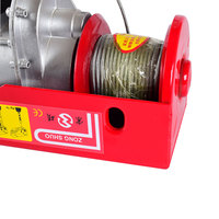 Mini palan électrique à chaîne PA400, capacité de charge 200kg-1000kg, télécommande, protection IP55, construction en acier, câble métallique