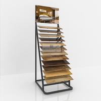 Présentoir d'échantillons de parquet stratifié en bois dur Boya personnalisé, réglable en hauteur, certifié ISO9001 pour salle d'exposition