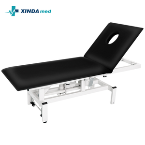 럭셔리 뷰티 살롱 가구 전기 치료 에스테틱 스파 화장품 얼굴 전기 침대 마사지 테이블 구멍 - Product Image 1