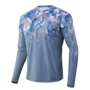 Chemises personnalisées avec logo pour la pêche à manches longues Séchage rapide Protection UV Respirant Imperméable Coupe-vent Design sublimé Taille plus - Product Image 2