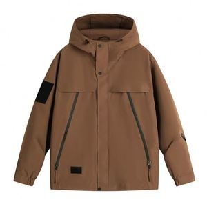 Veste coupe-vent imperméable personnalisable avec logo, taille plus, hiver, unisexe, doudoune d'extérieur - Product Image 2