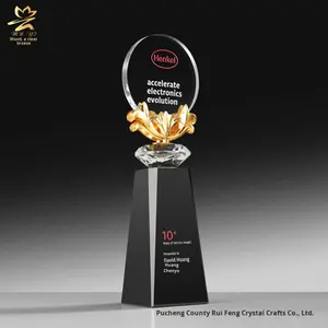 Trophée en cristal blanc pour champion <span class=keywords><strong>de</strong></span> concours <span class=keywords><strong>de</strong></span> <span class=keywords><strong>chant</strong></span> et <span class=keywords><strong>de</strong></span> danse, récompense pour les meilleurs vendeurs, réunion annuelle <span class=keywords><strong>de</strong></span> l'entreprise - Product Image 5