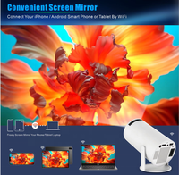 Proyector de Video HY300 Pro+ Original de Fábrica, Mini Proyector Portátil Android 14 Full HD 4K Smart TV, Proyector de Tiro Corto para Teléfono Móvil