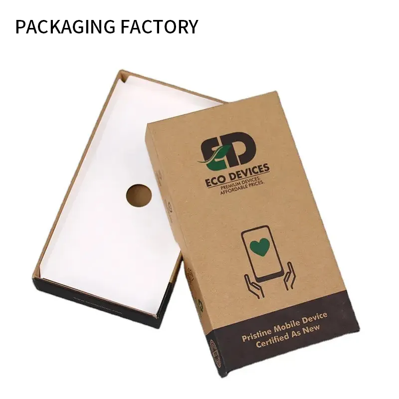 Himmel und Erde-Schachtel digitale Produktverpackungsbox Geschenkbox kundendefinierte Handyhülle Verpackung gehärtete Folie Verpackung