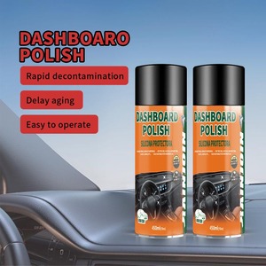 Spray de polissage pour tableau de bord 450ml, parfum original, brillance longue durée, cire silicone pour l'intérieur des voitures - Product Image 2