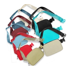Riñonera <span class=keywords><strong>pequeña</strong></span> Unisex de alta calidad de fábrica BSCI, riñonera Lulu en todas partes, riñonera de nailon con logotipo personalizado para hombres y mujeres - Product Image 6