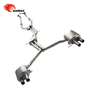 Tubo de <span class=keywords><strong>Escape</strong></span> de acero inoxidable, sistema de <span class=keywords><strong>escape</strong></span> Valvetronic Catback para <span class=keywords><strong>AUDI</strong></span> <span class=keywords><strong>S5</strong></span> B8 3,0, tubo delantero con Catback - Product Image 5