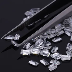 Fast Shipping Loose Vvs Moissanite Diamond Pass Diamond Test Heart Baguette Oval Radiant Cut Loose Diamond Stone For Jewelry