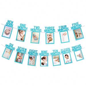 عيد ميلاد الطفل الجديد وضع خلفية حفلة عيد ميلاد 12 شهرا لافتة الطفل الأول صور العلم - Product Image 5