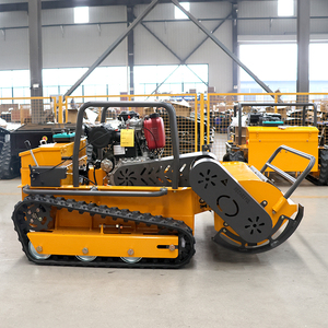 เครื่องตัดหญ้าแบบสายพานดีเซลขับเคลื่อนอัตโนมัติ ขนาด 800 มม. 1000 มม. ควบคุมระยะไกล แบบเลี้ยวศูนย์ ได้มาตรฐาน EPA EURO5 - Product Image 5