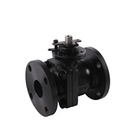 Vannes à boisseau sphérique en fonte ductile à bride DIN ANSI, pression PN16, conception à flotteur pour huile/eau/gaz/drainage – En stock