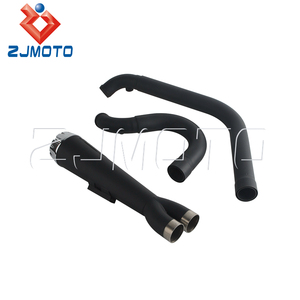 Sistema de escape completo 2 en 1 para motocicleta de alto rendimiento Big Bore para Harley Dyna <span class=keywords><strong>Fat</strong></span> <span class=keywords><strong>Bob</strong></span>/Low Rider/Street <span class=keywords><strong>Bob</strong></span> <span class=keywords><strong>2006</strong></span>-2017 - Product Image 2