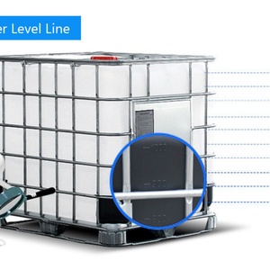 Barils en HDPE blanc/noir de 1000 L pour l'emballage et le transport, spécialement conçus pour les liquides chimiques et alimentaires, CH - Product Image 4