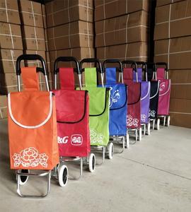 Carrito de compras portátil para supermercado, carrito plegable reutilizable para compras de comestibles - Product Image 5