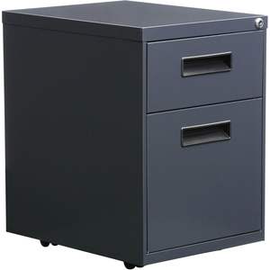 Archivador metálico con pedestal y dos cajones Alera Charcoal, 14 7/8 ancho x 19 1/8 profundo x 21 3/4 alto - Product Image 4