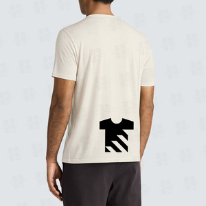 T-shirt de sport ample pour homme en laine mérinos ultra-douce 180 g/m², impression personnalisée, haute qualité, absorbant l'humidité - Product Image 3