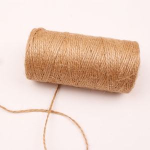 Cordon en jute de 100 m, <span class=keywords><strong>2</strong></span> <span class=keywords><strong>mm</strong></span>, corde en lin naturel vintage, <span class=keywords><strong>ficelle</strong></span> en toile de jute, <span class=keywords><strong>ficelle</strong></span> pour couture, bricolage, artisanat, décoration de mariage, corde en <span class=keywords><strong>chanvre</strong></span> - Product Image 5