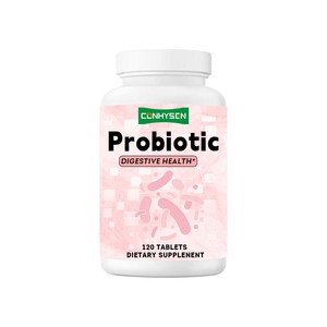 Comprimés probiotiques DOM OEM avec Lactobacillus Acidophilus, favorisent la santé digestive et immunitaire et aident à soutenir la <span class=keywords><strong>flore</strong></span> <span class=keywords><strong>intestinale</strong></span> - Product Image 1