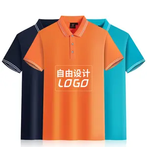 Promosyon kadın erkek üniforma spor özel logo % 100% pamuklu polo t shirt
