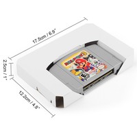 Plateau intérieur / insert pour cartouche de jeu N64 pour boîtes de cartouches de jeu N64 version américaine / insert pour boîte d'emballage de jeu N64