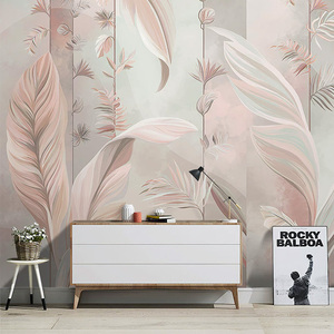 <span class=keywords><strong>Carta</strong></span> <span class=keywords><strong>da</strong></span> <span class=keywords><strong>Parati</strong></span> 3D Personalizzata con <span class=keywords><strong>Foglie</strong></span> Astratte per Decorazione Pareti Camera <span class=keywords><strong>da</strong></span> Letto - Product Image 2