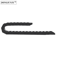 Type non ouvert Nylon CNC câble électrique chaîne d'énergie en plastique 10*11 pour imprimante 3D