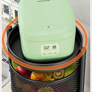 Rak Penyimpanan Dapur 5 Tingkat Berputar dari Baja Karbon dengan Keranjang Jala untuk Menyimpan Sayur dan Buah - Laris Terjual - Product Image 2