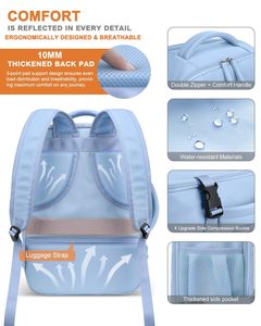 Sac à dos Capolo compatible TSA, grande capacité, ergonomique, 3-en-1, imperméable, pour voyages d'affaires et universitaires - Product Image 6