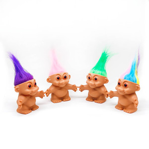 Tirelire Troll Doll Piggy Bank 14 cm, jouet magique à cheveux longs pour enfants, cadeau d'anniversaire - Product Image 2